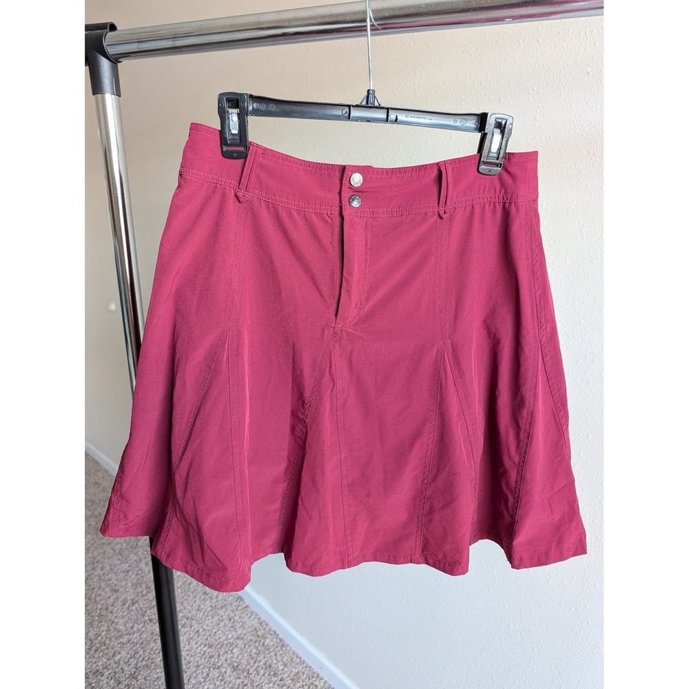 Sahalie Womens Raspberry Pink Active Hiking Skort Built-in Shorts Size 8